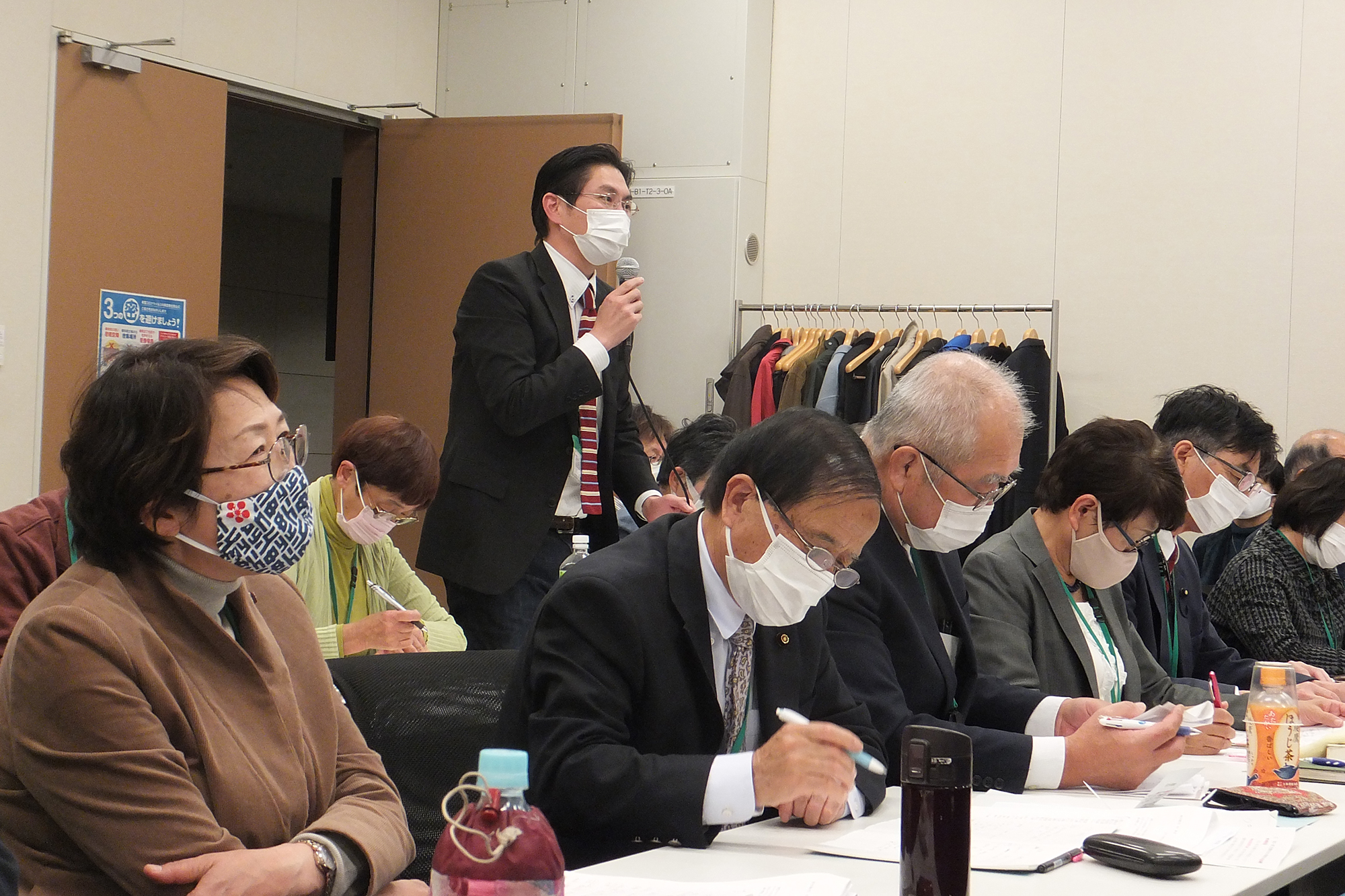 発言してきましたよ。。。