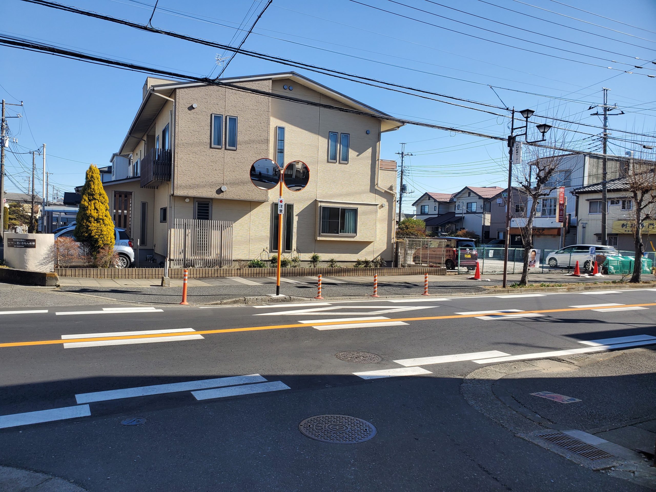 地元自治会長さんと、市道路管理課職員と一緒に現場視察もしました